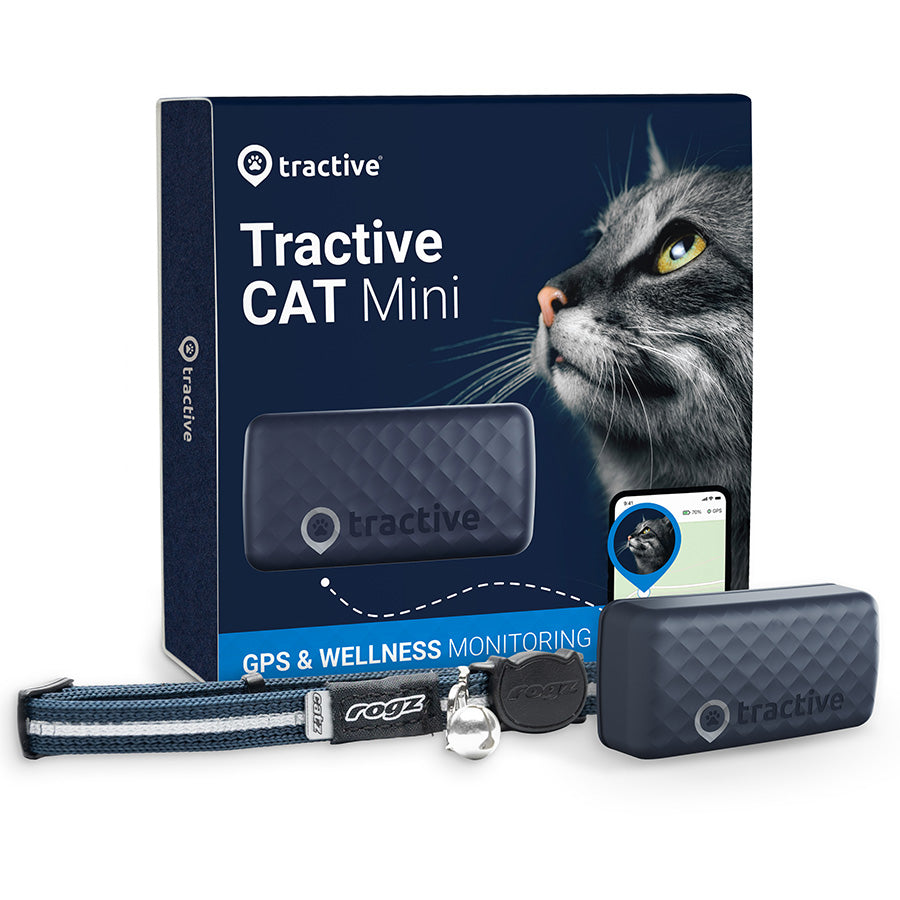 Tractive Smart GPS Cat Tracker with Activity Monitoring – Black